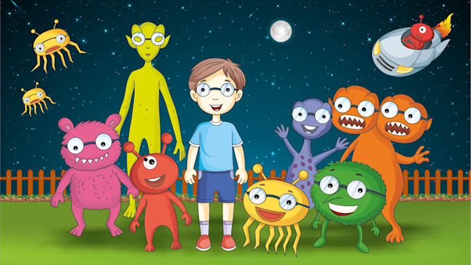 create children book illustrations for amazon KDP and storybooks