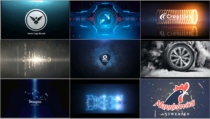 create eyecatching 4k logo animation