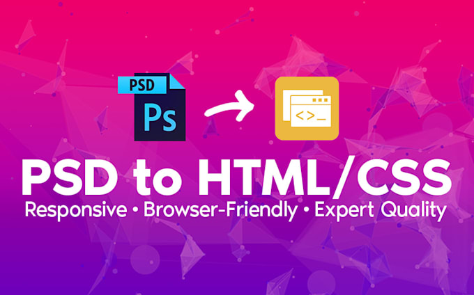 Convert your website from psd to html and css by Zachjgodin | Fiverr