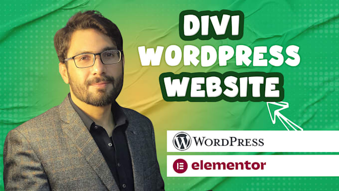 design responsive wordpress website or divi website
