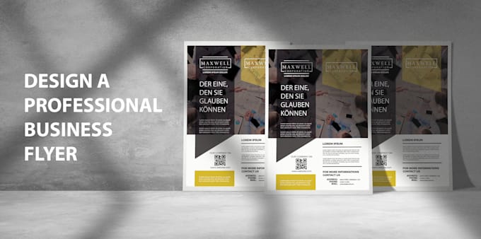 design a professional flyer,brochure,poster,offers,banner