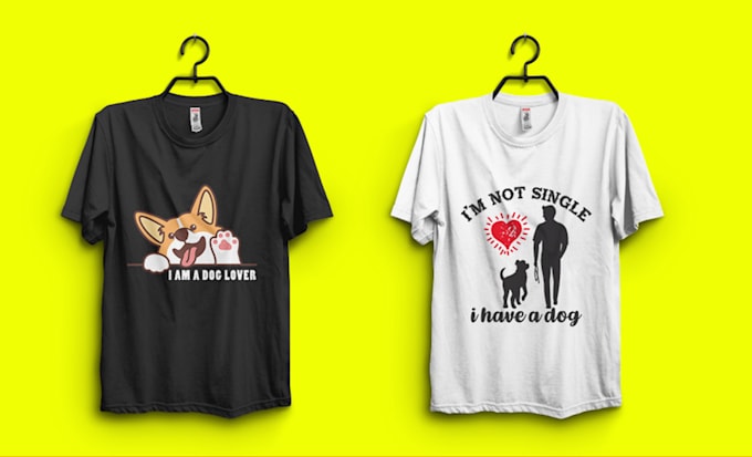 do awesome custom dog t shirt design