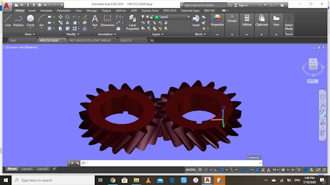 Do auto cad 2d and 3d mechanical drawings by Usman0000007 | Fiverr