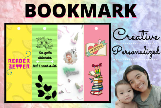 design creative and personalized bookmark