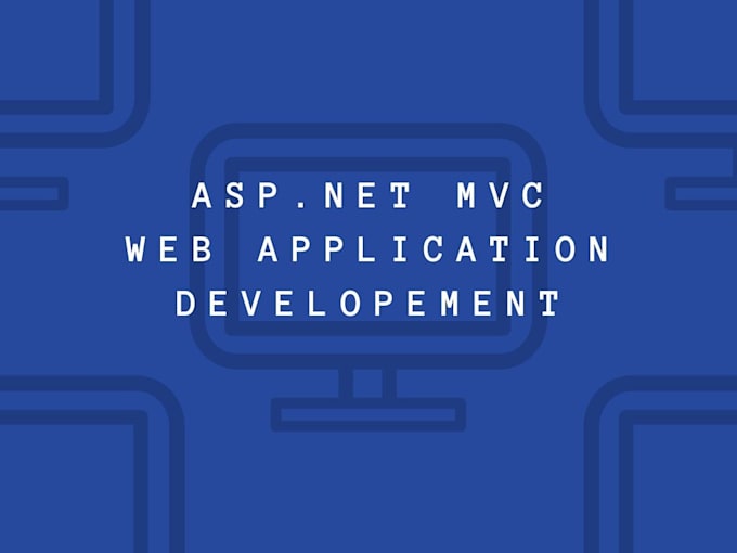 develop asp dot net mvc web application