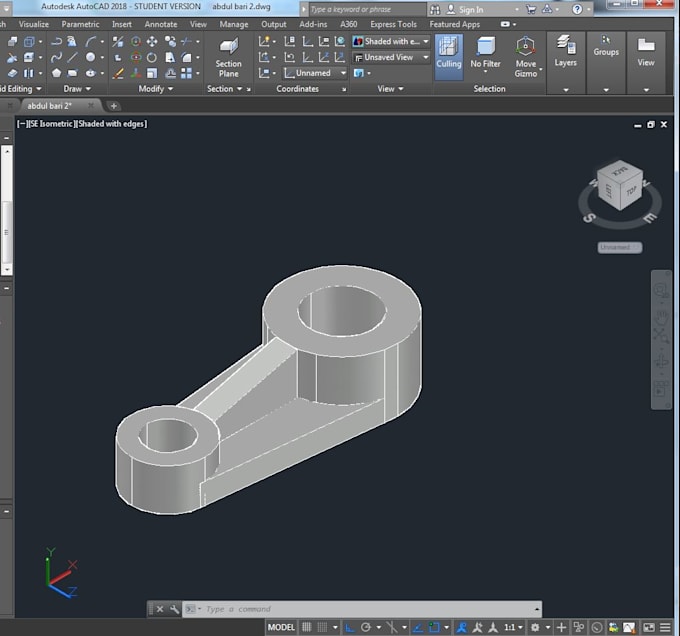 autocad 3d drawing to 2d