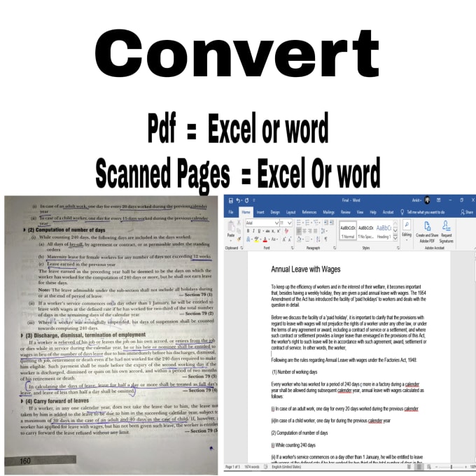 how to turn a page document into a pdf