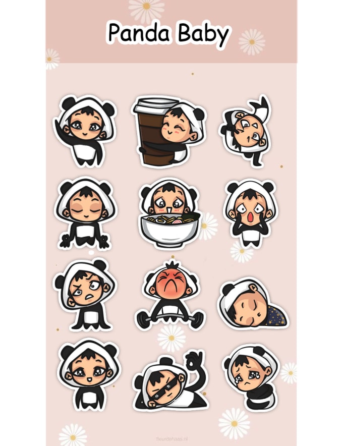 do cute emoticons emoji and stickers by artbylova