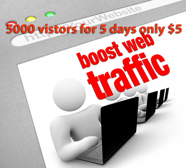drive 5000 human traffic for 5 days
