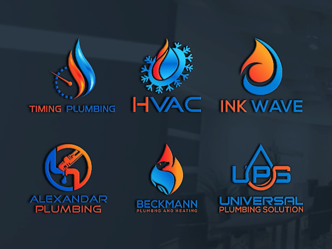 do plumbing heating cleaning oil hvac logo