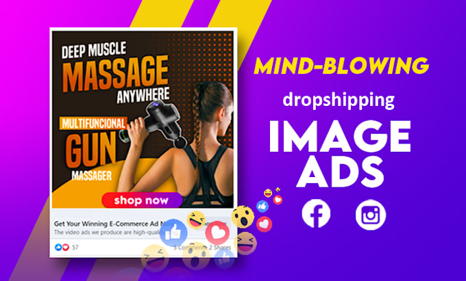 do dropshipping image ad for facebook and instagram
