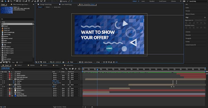 Video Graphics Package Do a professional motion graphic video animation or logo intro animated ...