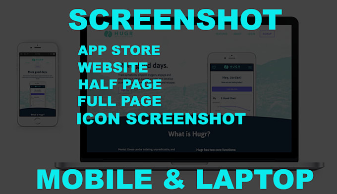 take screenshots app store and website