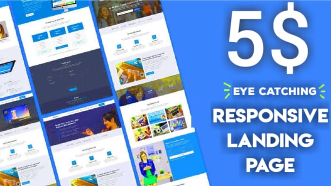 Design responsive cpa landing page in 24hrs by Shopptoday