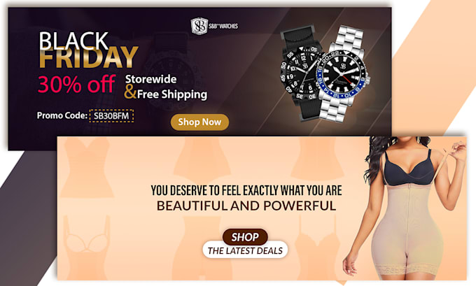 design unique web banner and ad