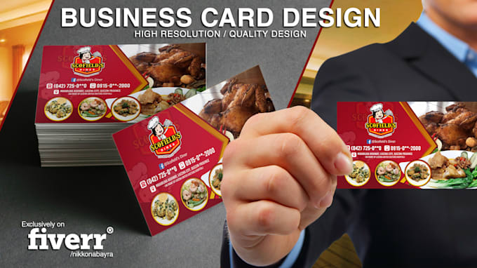 design professional and quality business card