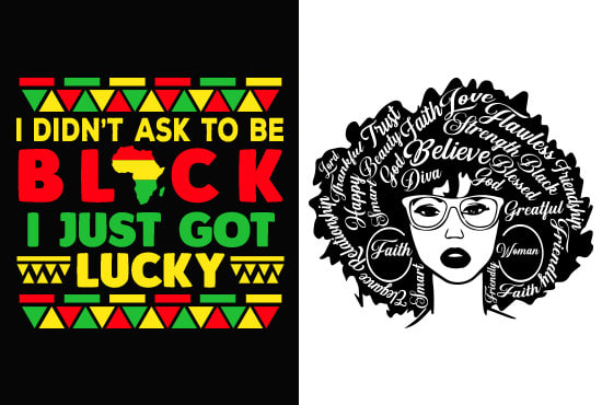 do african american typography and character design