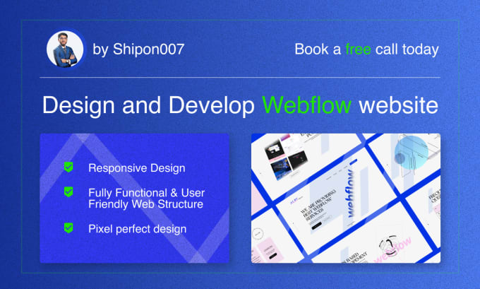 design a stunning website using webflow