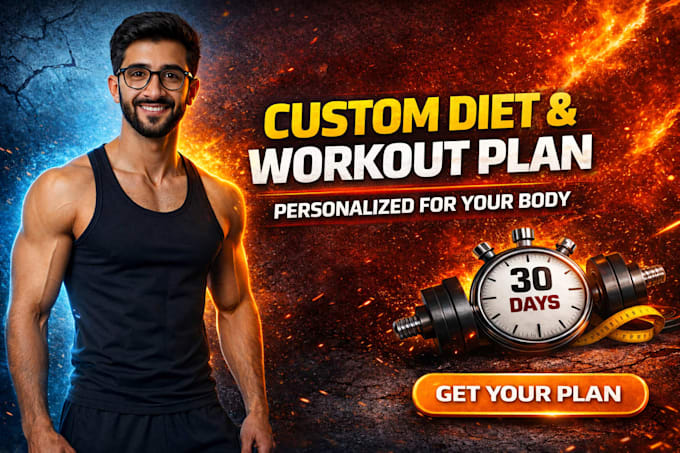 Give you a personalized diet plan for your fitness regime by Aayush ...