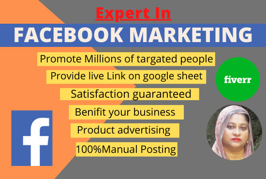 do facebook marketing service manually for your business