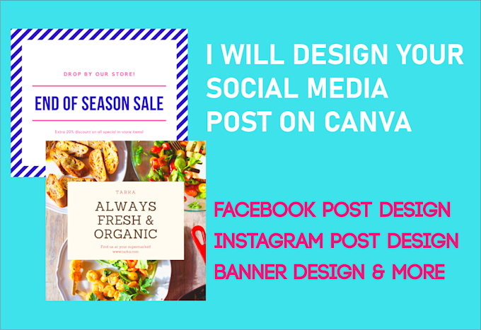design social media posts on canva templates