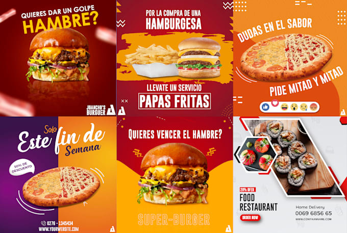 do desing a professional redes sociales banner or posts