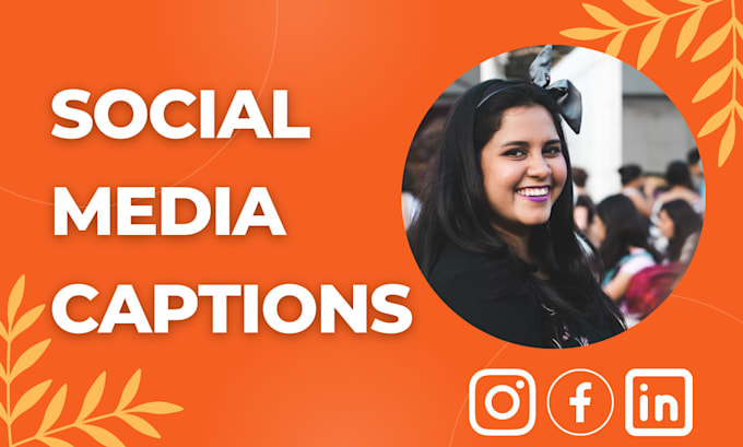 Write engaging captions for your social media by Mahimagad | Fiverr