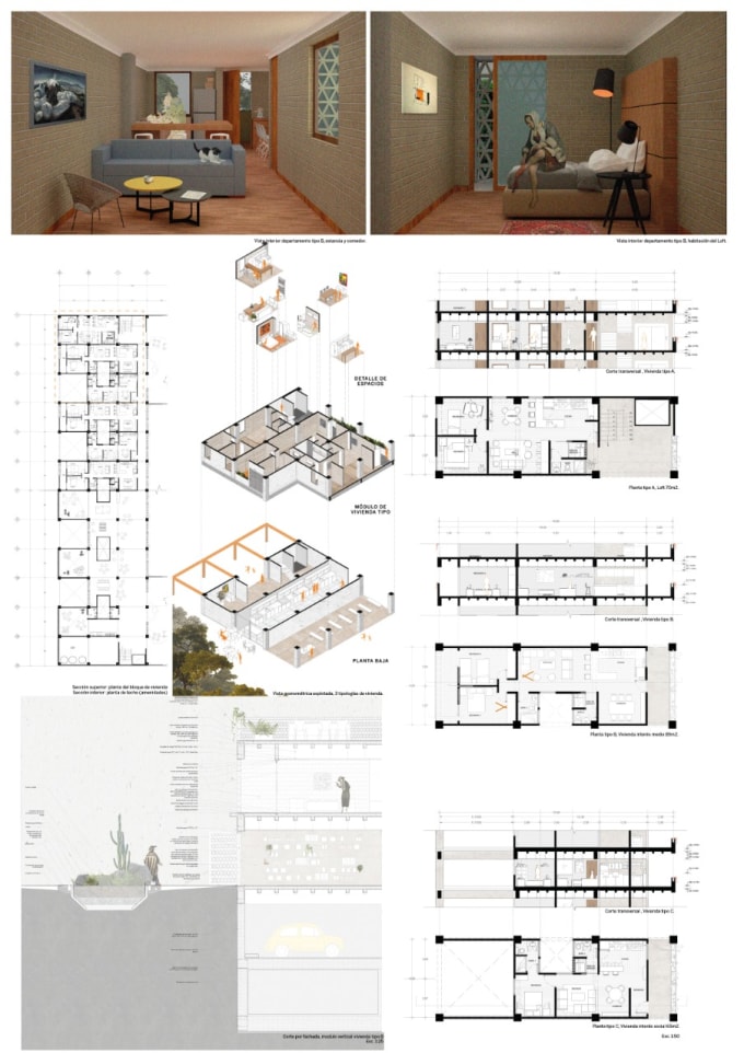 Create presentation board for your architecture project by Roballen26 ...