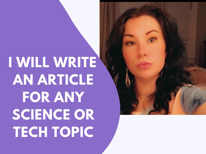 write a blog post or article for any science or tech topic