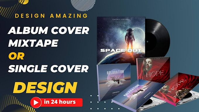 design amazing album cover design, mixtape or single cover