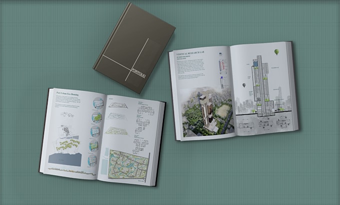design architectural portfolio,presentations and cover