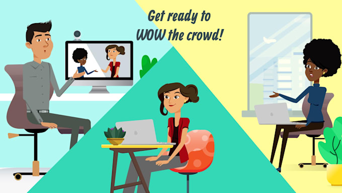 create a 2d animated explainer video