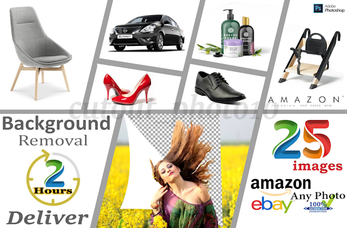 do bulk product image editing and background removal in photoshop