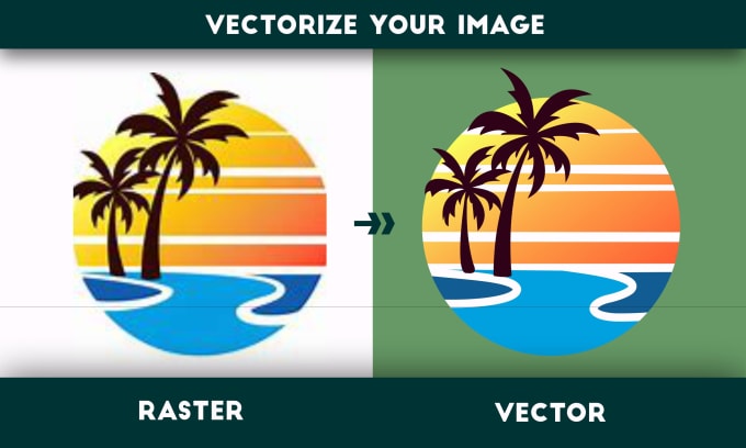 vectorize raster image