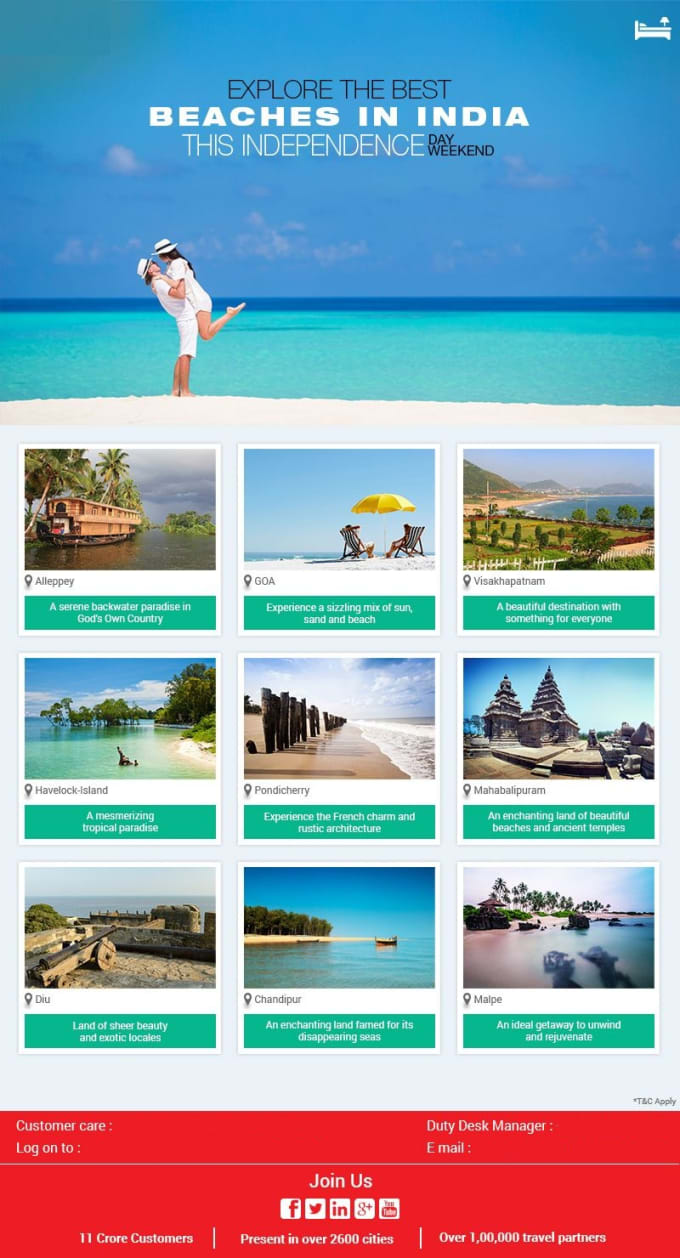 Create attractive and interactive email template which will wow your