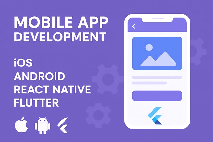 build android ios mobile app development create react native flutter developer