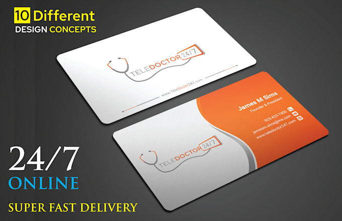 design 10 different professional, unique luxury, business cards