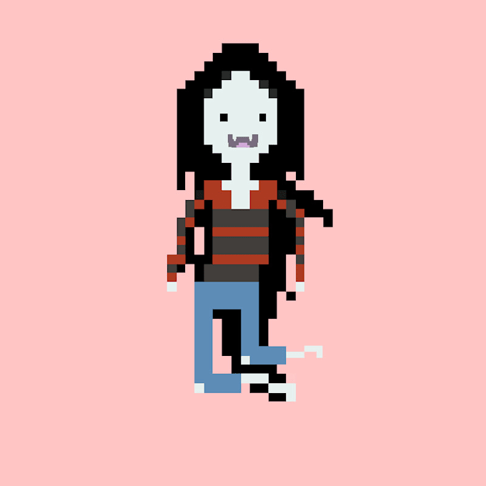 Make Cool Pixel Art Cartoon Of Any Characters You Want By Whatever888