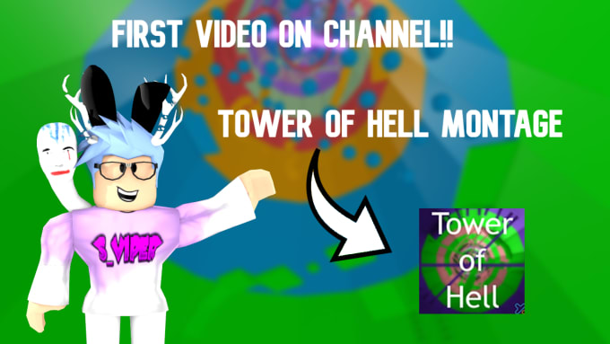 Make A Tower Of Hell Thumbnail For Your Youtube By Jabplayz - youtube roblox how to make a party