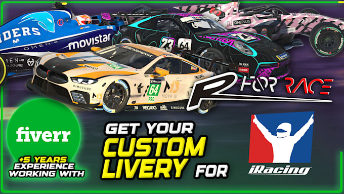 create custom iracing liveries and racing skins