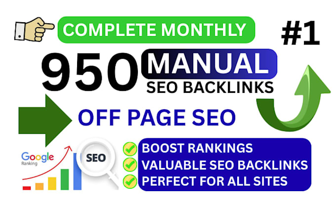 Do monthly off page seo service with high authority white hat dofollow ...