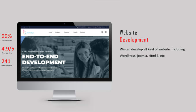 design a professional website for business and personal use
