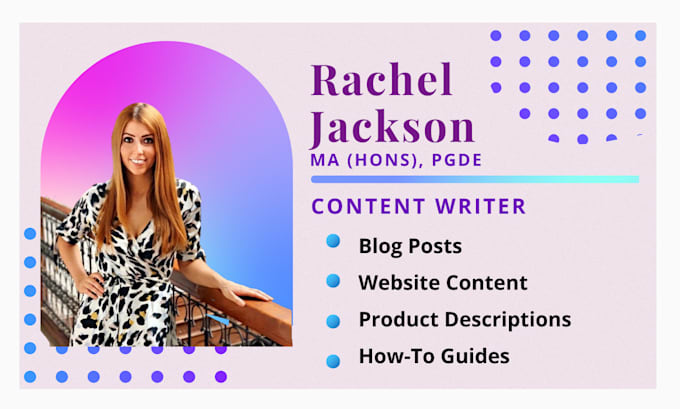 Hot Review! I will write content for your blog or website  for $25