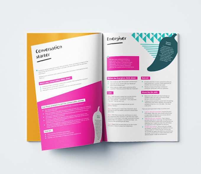 Create a brochure booklet catalogue or magazine by Faye_denn Fiverr