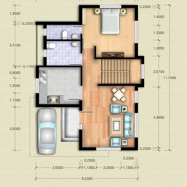 Make architectural plan rendering , 3d plan , view by Kartikeymalkar ...