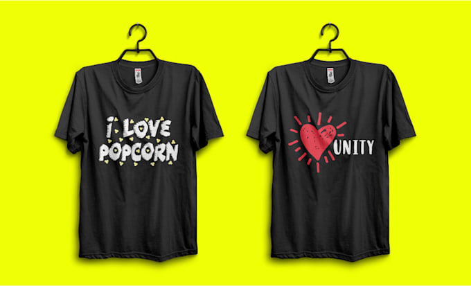 Do custom cool trendy typography t shirt design for you by ...