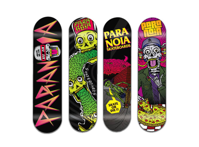 Custom Skateboarding Stickers