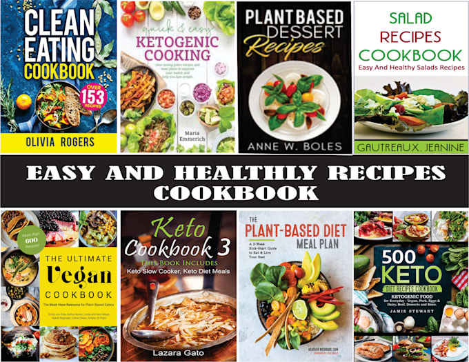 Write exceptional recipe book,cookbook,meal plan for kindle by