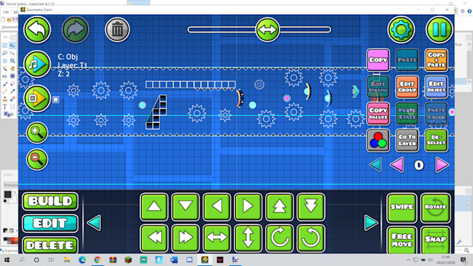 Create for you a professional layout on geometry dash by Rikytv08 | Fiverr