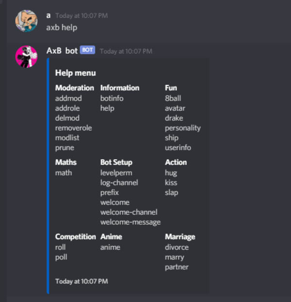 discord bot for blade and soul